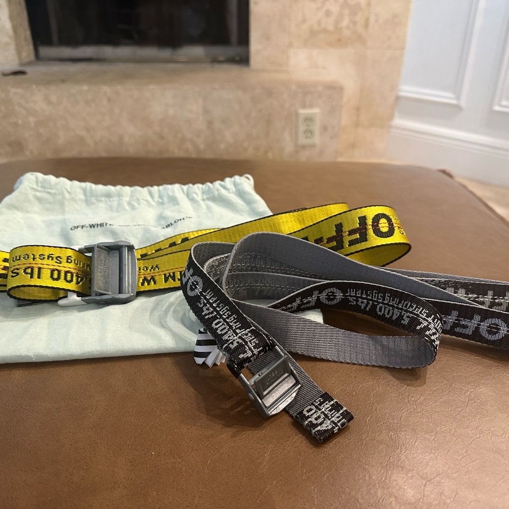 Off-white Virgil abloh belt (2) selling the pair